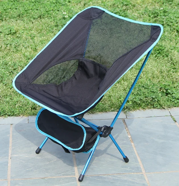 
custom ultralight portable compact outdoor folding camping beach chair for hiking 