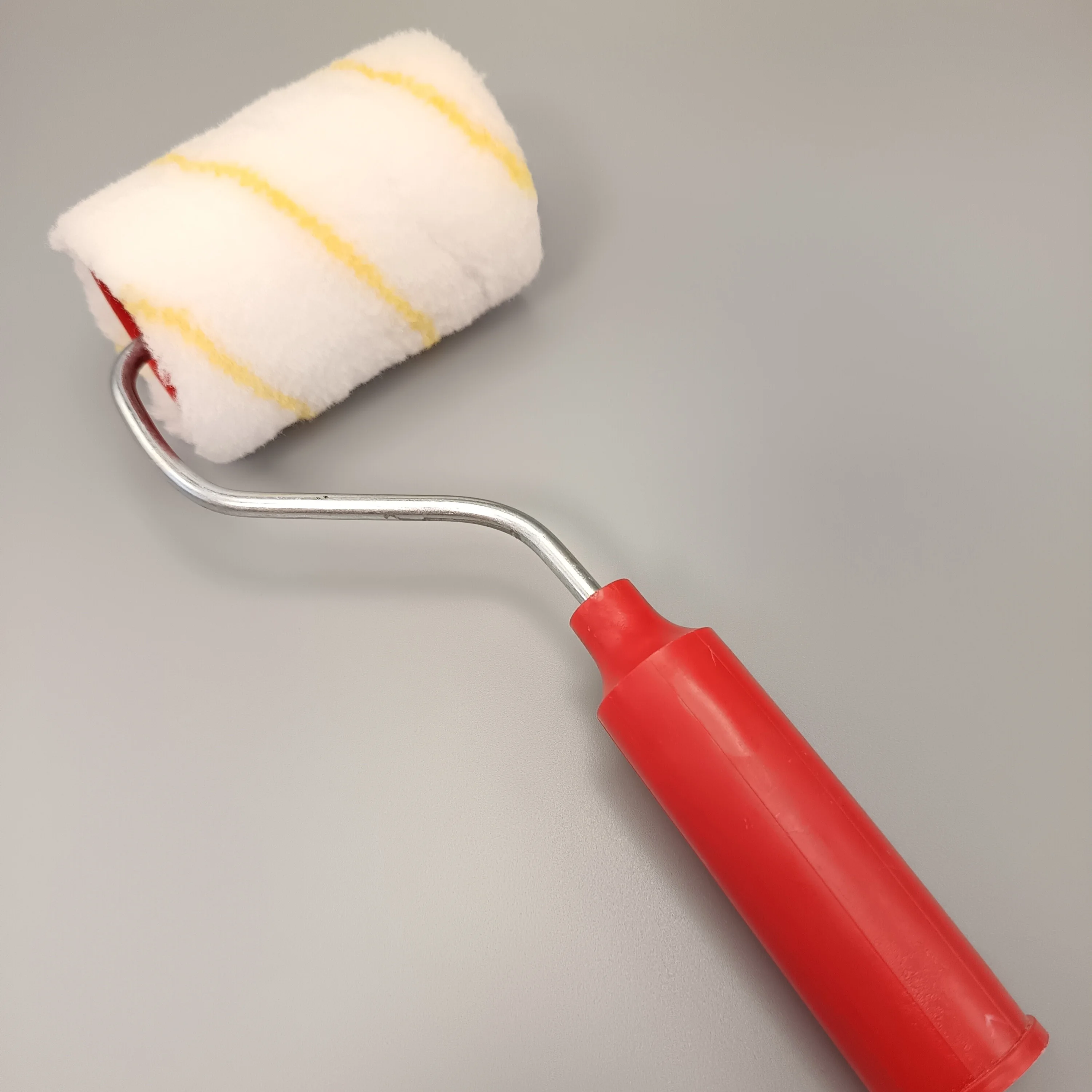 Безворсовый 4-дюймовый роликовый Ролик в европейском стиле с желтыми