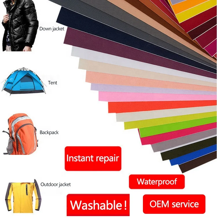 Nylon repair tape back of strong adhesive