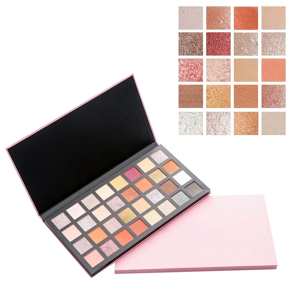 Dropshipping No Logo 32 Color Eyeshadow Palette Makeup Private Label Matte Cosmetics Custom Spot Eyeshadow