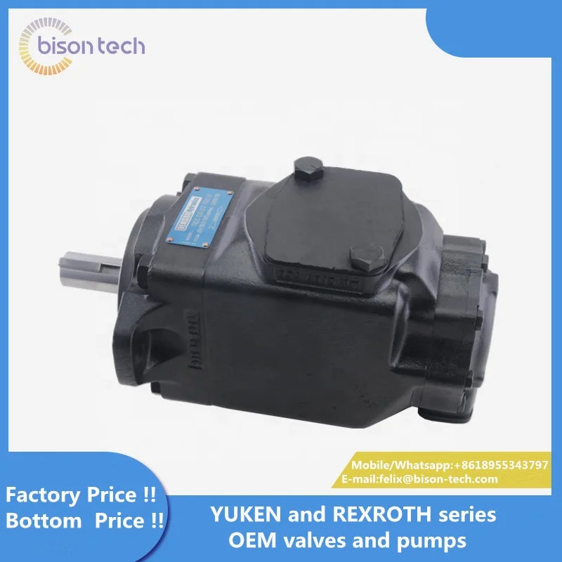 Hydraulic pump Parker DENISON T6C T6D T6E T6DC T6EC T6ED single and double pump T6 series high pressure vane pump