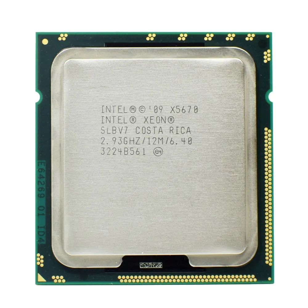 Intel Xeon X5670 CPU Desktop Processor LGA 1366 Socket 2.93GHz 32 Nanometer Products Cache Main Place Stock Ready 100% test OK