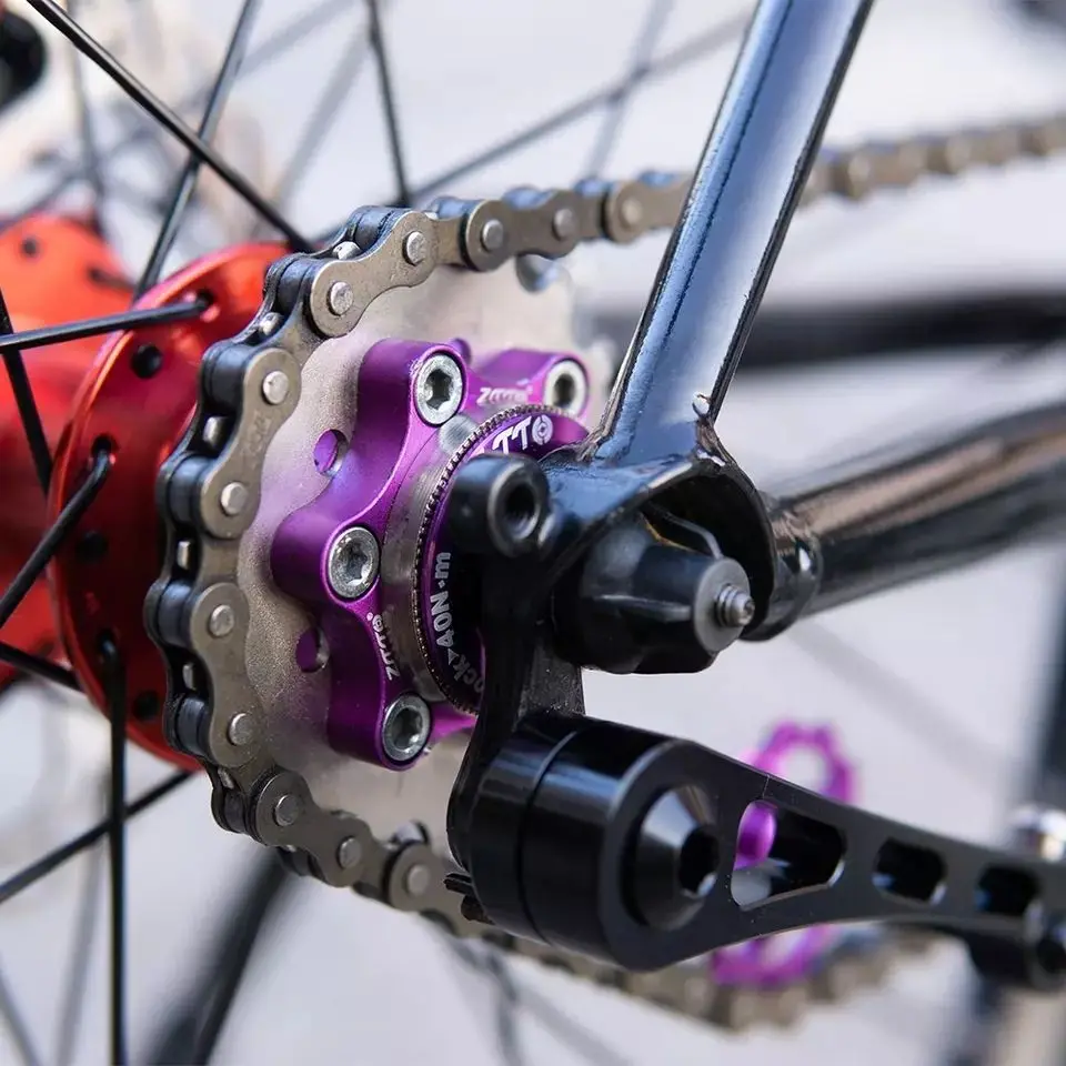 Best selling OEM custom machining bicycle frame hub crank gear Spindle bike parts aluminum alloy