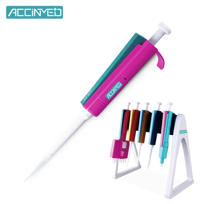 Free Custom Micropipetas Single Multi-channel Autoclavable Pipetting Adjusted 0.5-1000ul Color Pipettor