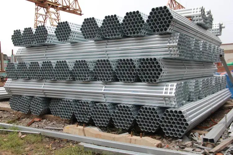 ASTM A53 gr.b труба из оцинкованной стали q235 сталь тестовый сертификат стальной трубы