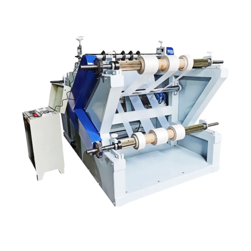 Meltblown cloth slitting and rewinding machine/rewinder machine paper roll