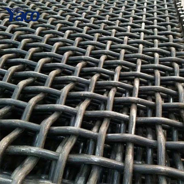 heavy industrial high carbon steel wire sand and gravel stone screens mine vibrating screen metal mesh