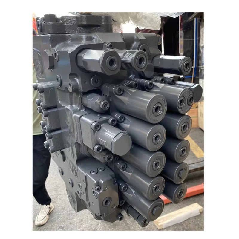 SH350 EXCAVATOR MAIN CONTROL VALVE SH350A5 HYDRAULIC DISTRIBUTION VALVE KSJ12250