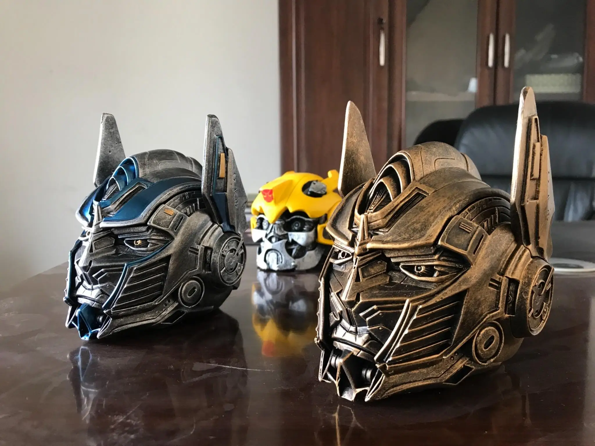 Creative Ashtray Anime personality flower pot ornaments send boyfriend gift Transformers Optimus Prime head ornaments