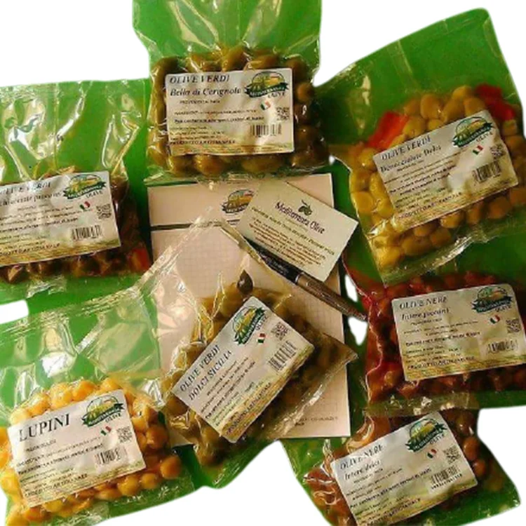 Натуральные Сладкие итальянские зеленые оливки без косточек