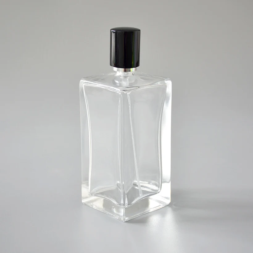 50ml 100ml 1oz 3oz Clasp type aluminium full cap sprayer glass bottle perfume sprayer glass bottle