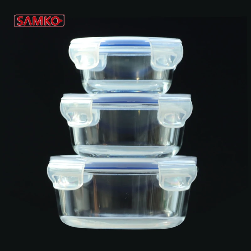 
food glass containers wholesale glass container with lid food storage 