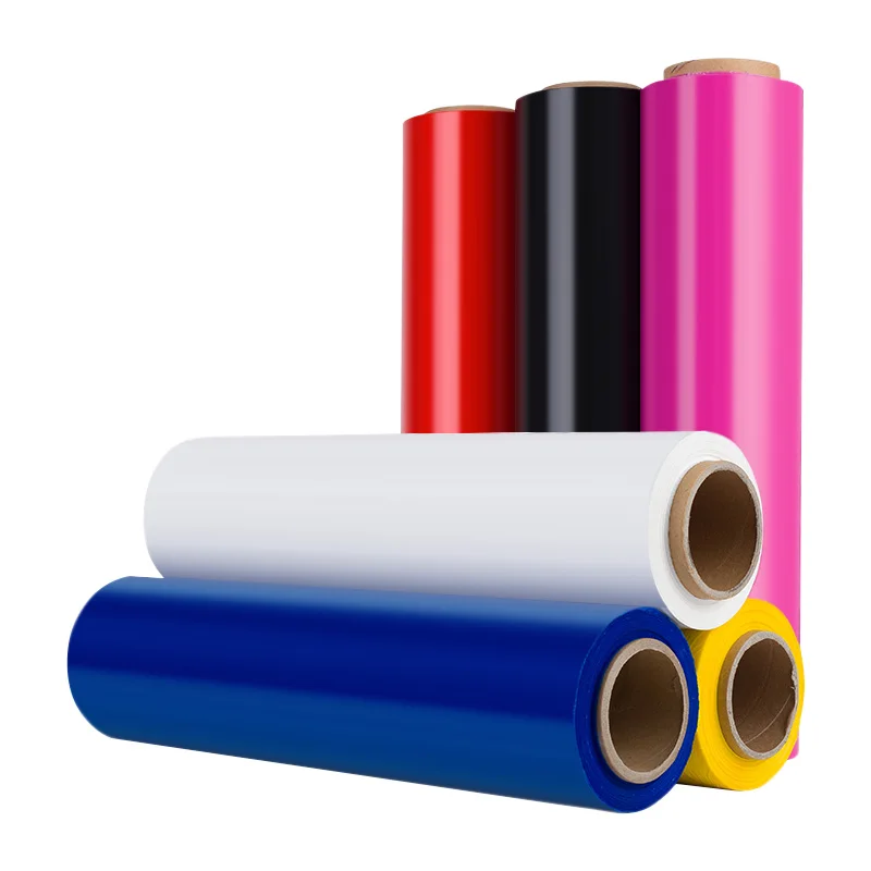 Direct Supply from Factory Large Roll Self-Adhesive Stretch Film for Moving Dustproof pallet wrapping machine stretch film