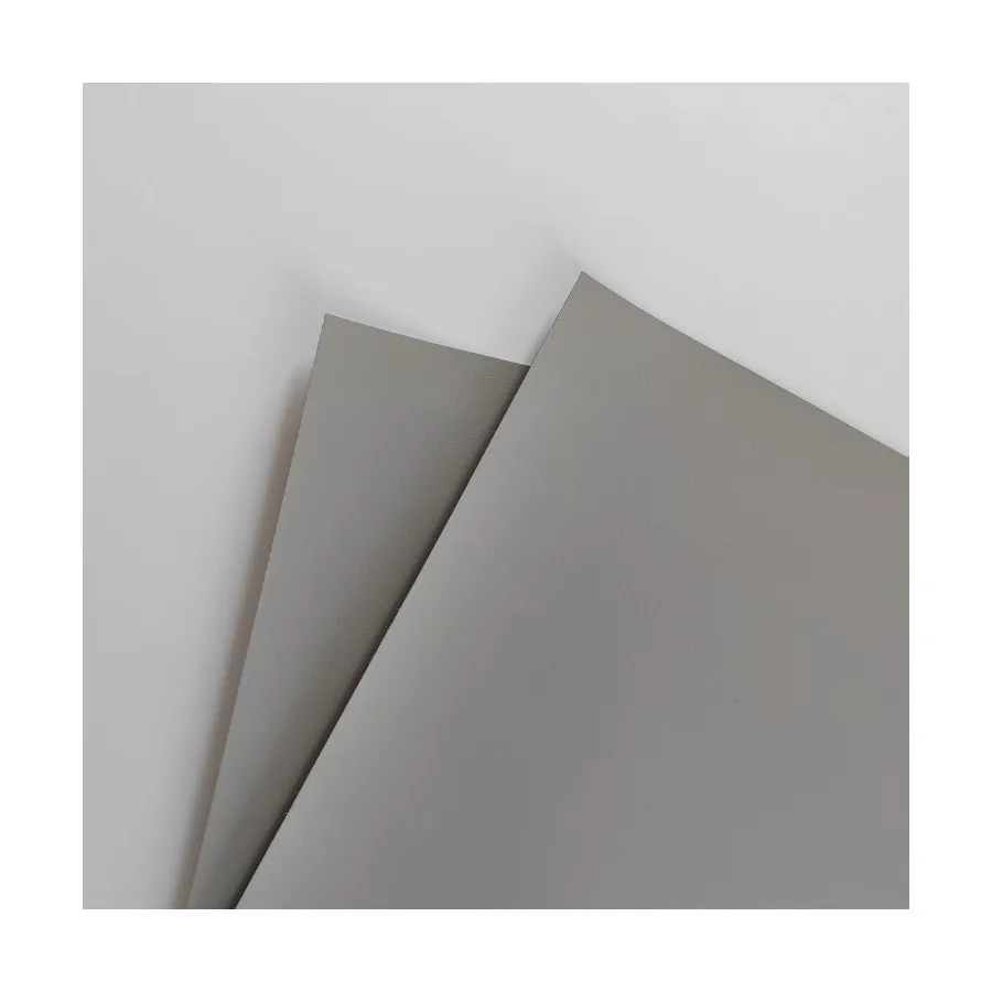 High Quality Grey Matte 1000GSM 1000D*1000D 23*23 PVC Tarpaulin Awning