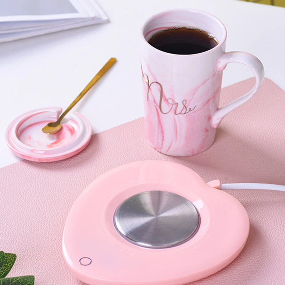 Hot Sale Heater Cup , Multifunction Warmer USB Wireless Charger Portable Mug Drink Heater Warmer Pad