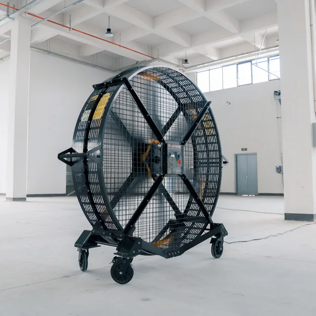 Industrial Commercial Movable 2M Diameter Outdoor Stand Fan Gym Floor for Spain