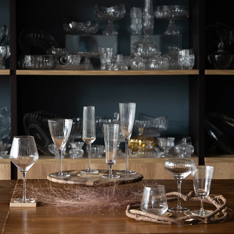 Tall Crystal Clear Clarity Classic Design Lead Free Glass Champagne Flute