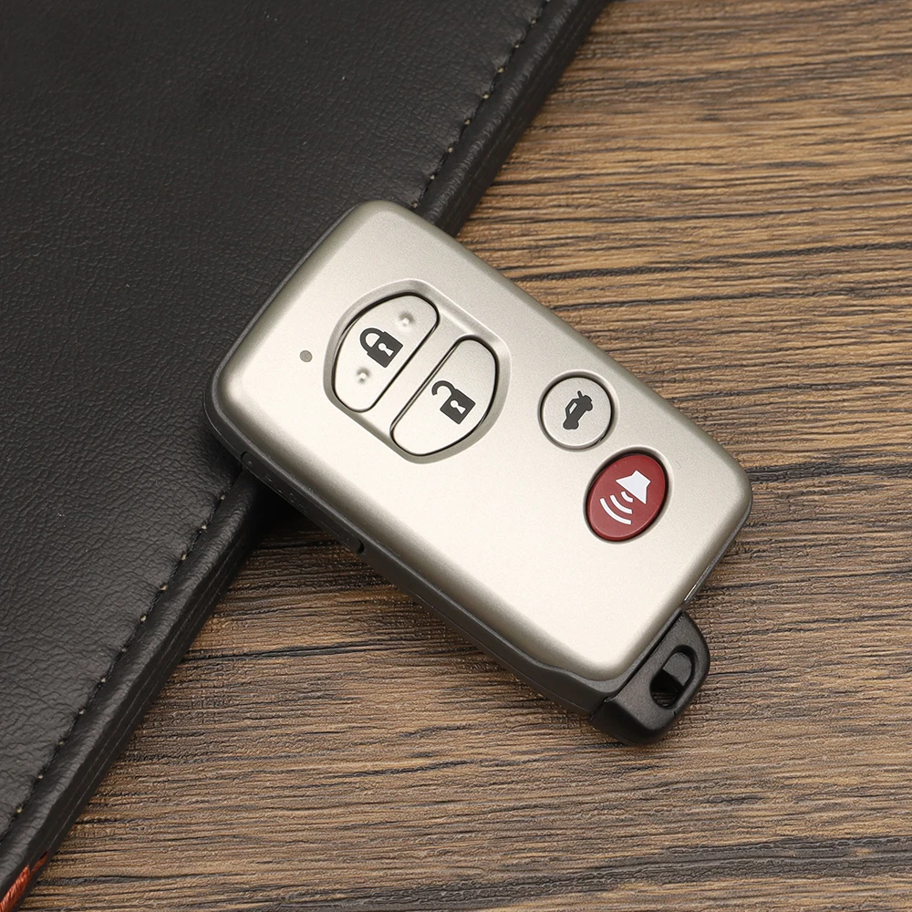 MS 3+1Buttons FCCID HYQ14AEM/HYQ14AAB Board GNE 6601 Smart Car Remote Key for Toyota Vehicle Replacement Blank Fob