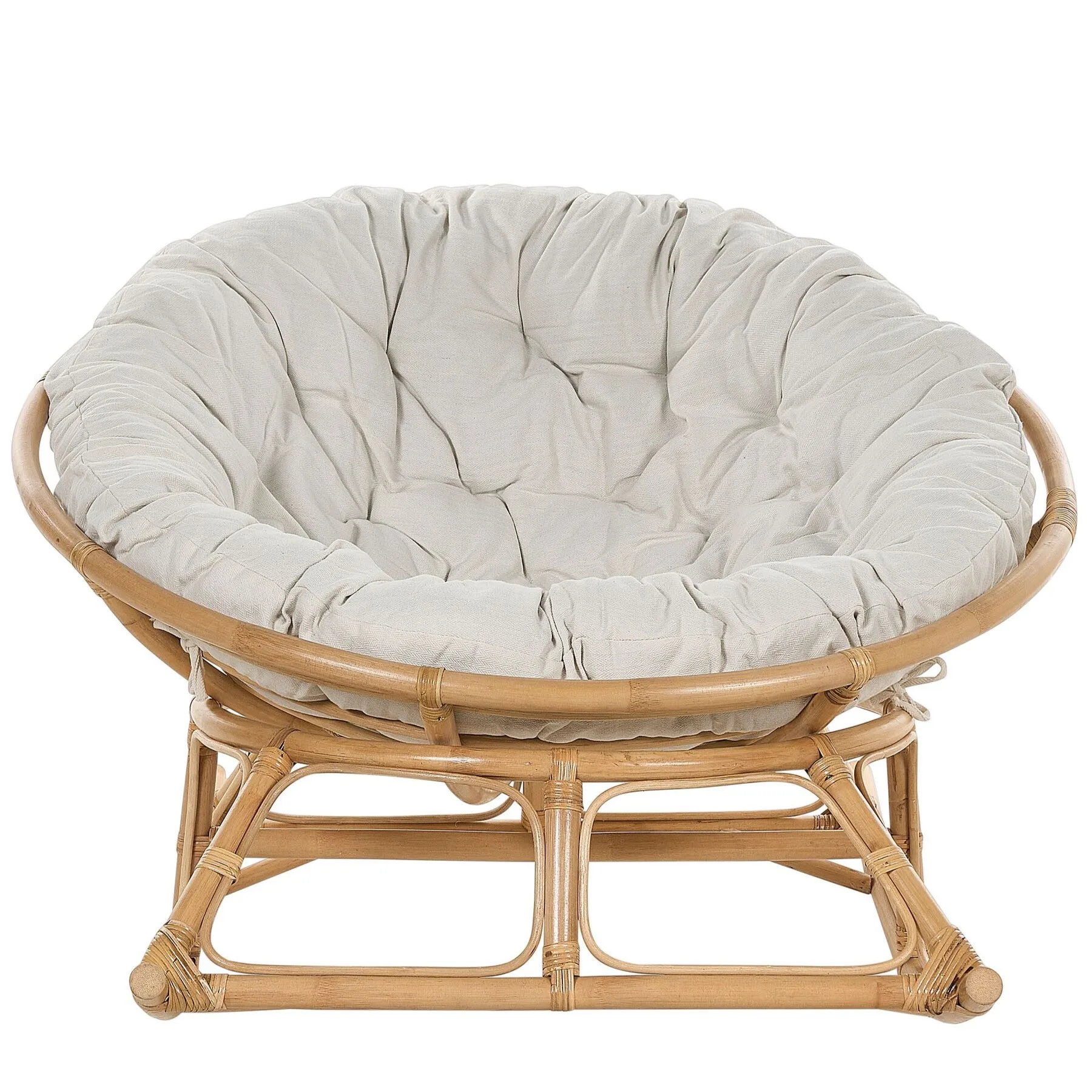 Indoor and Outdoor Use Wicker Papasan Chair Patio Swing Garden Hanging Rattan Egg Chair