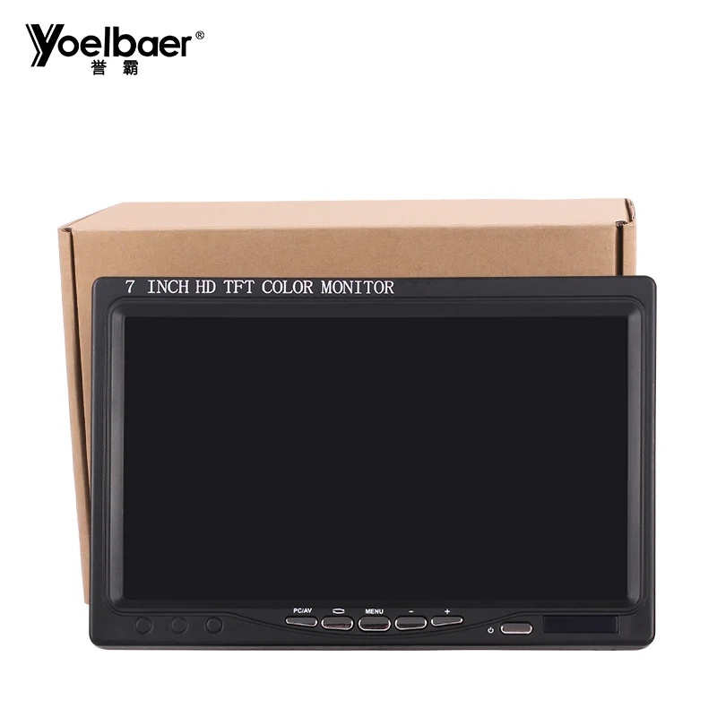 YOELBAER Manufacturer Customzied HD IPS AV VGA HD-MI Game Display TFT Project Monitor 7 INCH LCD Screen
