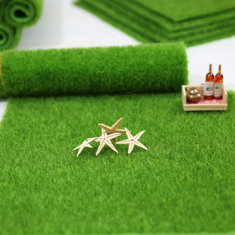 Garden Decoration Green Soft Artificial Grass Synthetic,garden Synthetic Grass Plastic Opp Bag Outdoor Decoration Plastic Rope