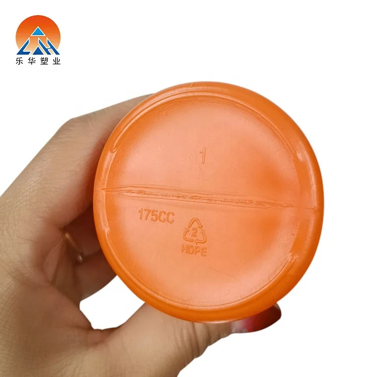 Wholesale pet empty plastic white orange green health care Pharmaceutical capsule pill single bottle with tear off lid