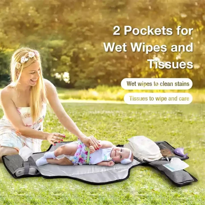 Premium factory custom durable travel Baby diaper changing pad baby changing mat with logo