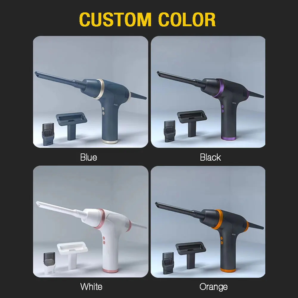 Car Vacuum Cleaner Air Blower Duster 2 In 1 Handheld Electric Cordless Mini Portable Car Vacuum Cleaner Air Blower For Car