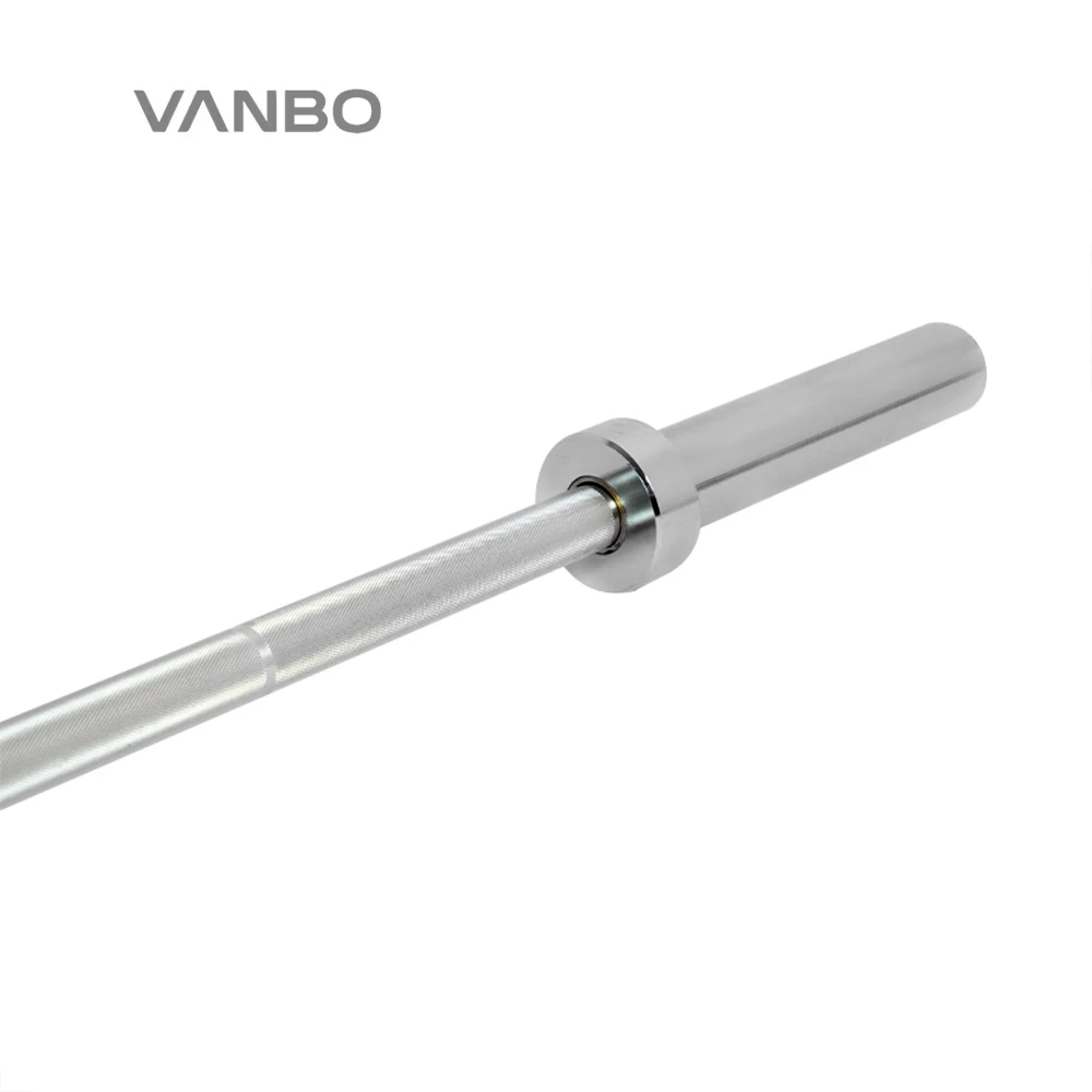 OB60 Chromed 1.5m EZ Straight Bar 500LB Alloy Steel Customized logo Gym Fitness Weightlifting bar for Strength Training