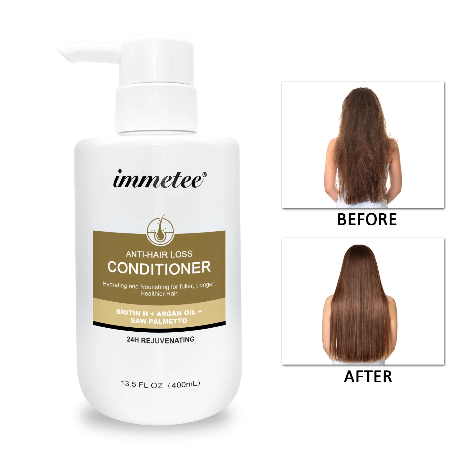 OEM/ODM Hair Growth Sulfate Free Hair Loss Prevention DHT Blocker Anti-Hair Loss Shampoo and Conditioner Kit