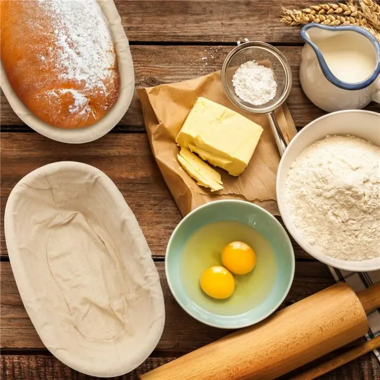 Preparing A Banneton Bakery Bits Wooden Baking Basket Aluminum Rack Big For Gifts Bread Bowl Knife Kit Pot Dough Whisk And Lame