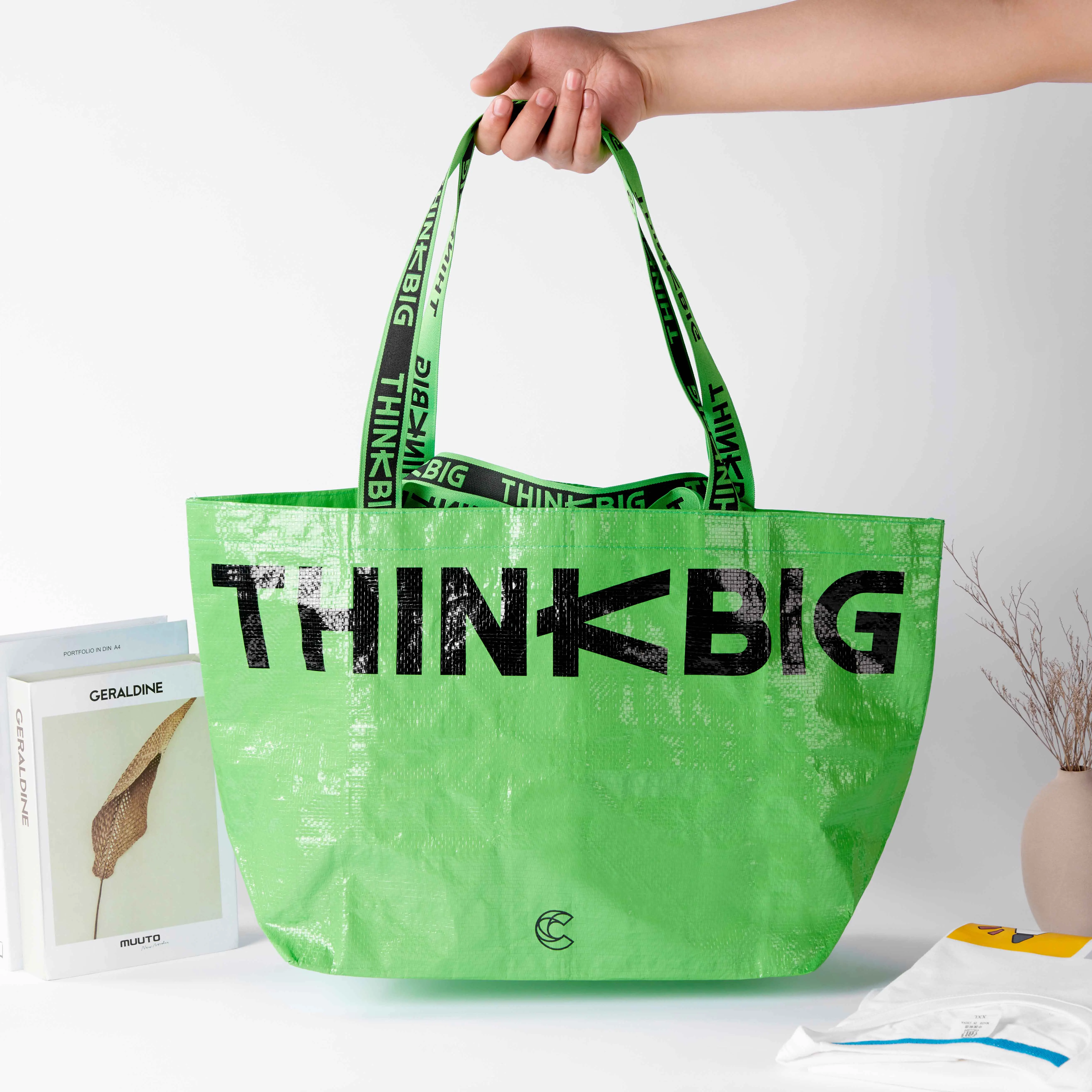 Pp Woven Bag Polypropylene Bag Custom High Quality Extra Large Capacity Laminated PP Woven Shopping Bag