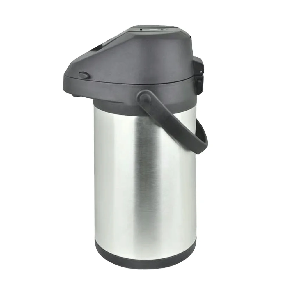 wholesale Stainless steel Lever insulated isolation thermal thermos vacuum airpot pump pot 2.5L 3.0L 3.5L 4.0L 4.5L 5.0L