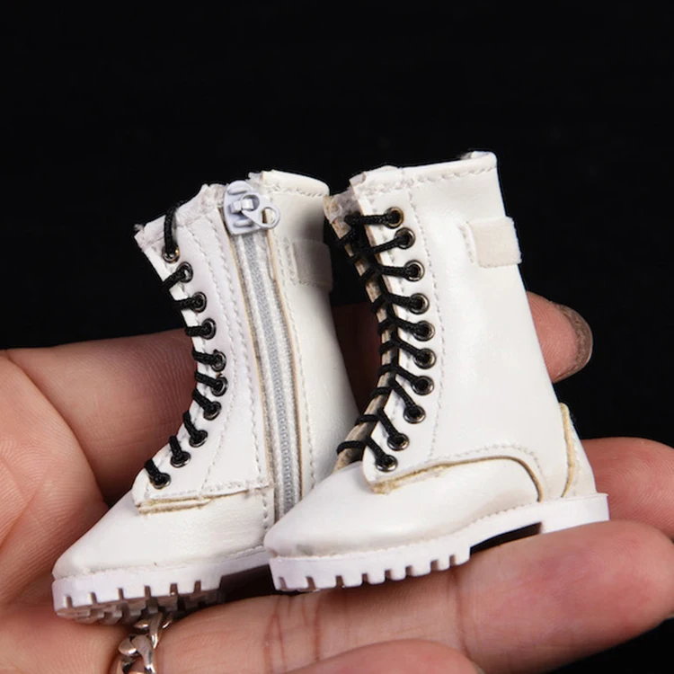 Toy accessories female plastic puppet army boots for beauty statues