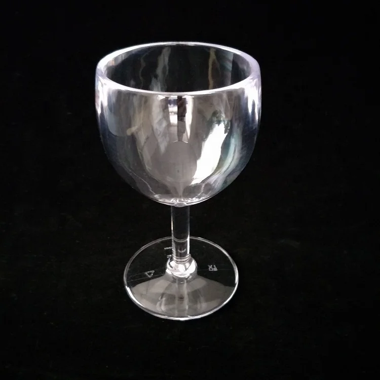 8oz Reusable Unbreakable Polycarbonate Wine Glasses