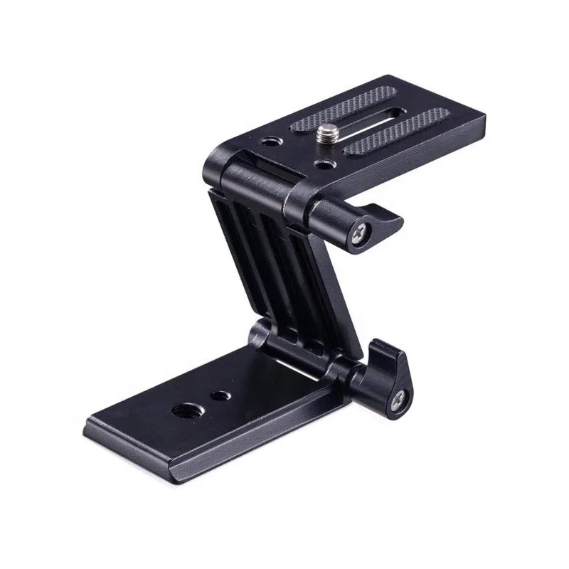 Универсальный z-образный Наклонный кронштейн для крепления головки штатива БЫСТРОРАЗЪЕМНАЯ пластина крепление для монопода слайдер рельсовая клетка стабилизатор