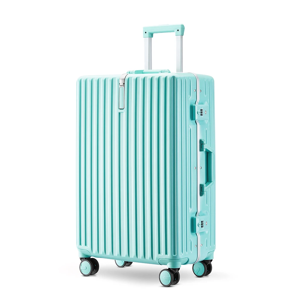 BINHAO 2022 new  20' Aluminum frame Trolley Luggage  Fashion TSA Lock 3 Pieces PC  Luggage Set Suitcase Factory OEM ODM