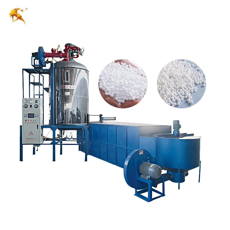 EPS Expandable Polystyrene Foam Beads Pre Expander Machine Production Line