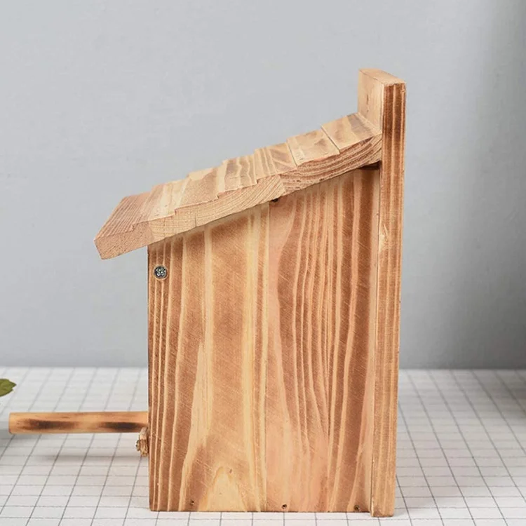 wooden bird house nests box balcony garden ornament decoration retro style outdoor hanging birdhouse for pet parrot pigeon