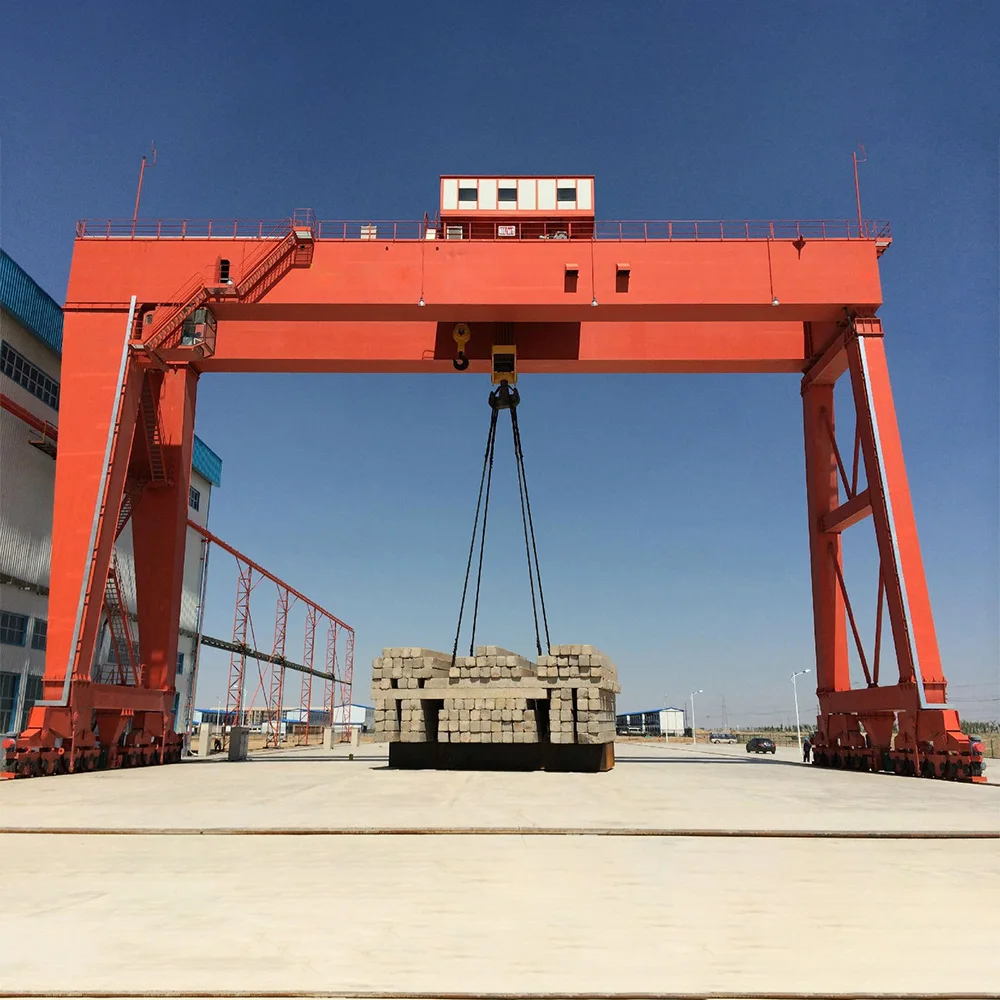 Durable High Quality Cabin Control Winch Trolley Gantry Crane 70ton