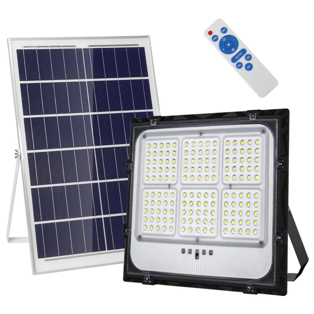 ODM OEM LED floodlight large capacity battery long day and night induction life solar powered interior lighting