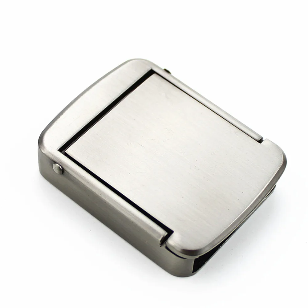 40 mm custom blank canvas metal belt buckle with bottle opener
