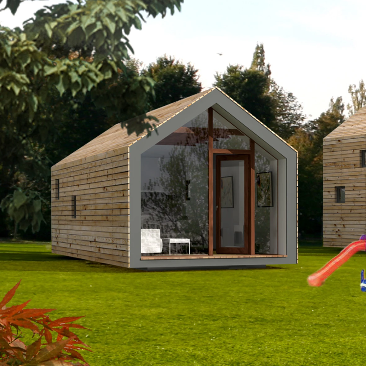 Новые контейнерные сборные дома 3d Готовые 3 спальни сборные контейнерные дома