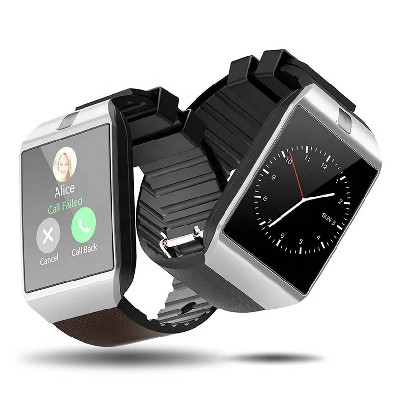 2023 Hot Sale LCD Screen Smart Watch With Camera And Sim Card DZ09 Mobile Smart Watch For Android Phones