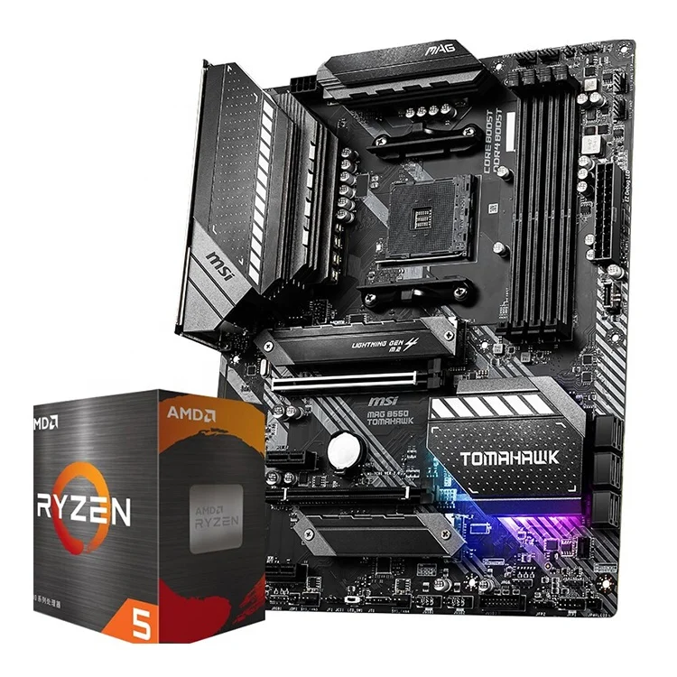 
New Original B550 TOMAHAWK Motherboard with AMD 3600/5600X/5800X CPU AMD B550 Motherboard Socket AM4 in Stock 