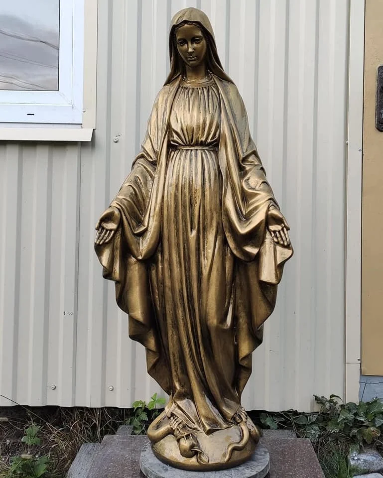 RF открытый сад церковь благословенная medjugorje mary мраморная