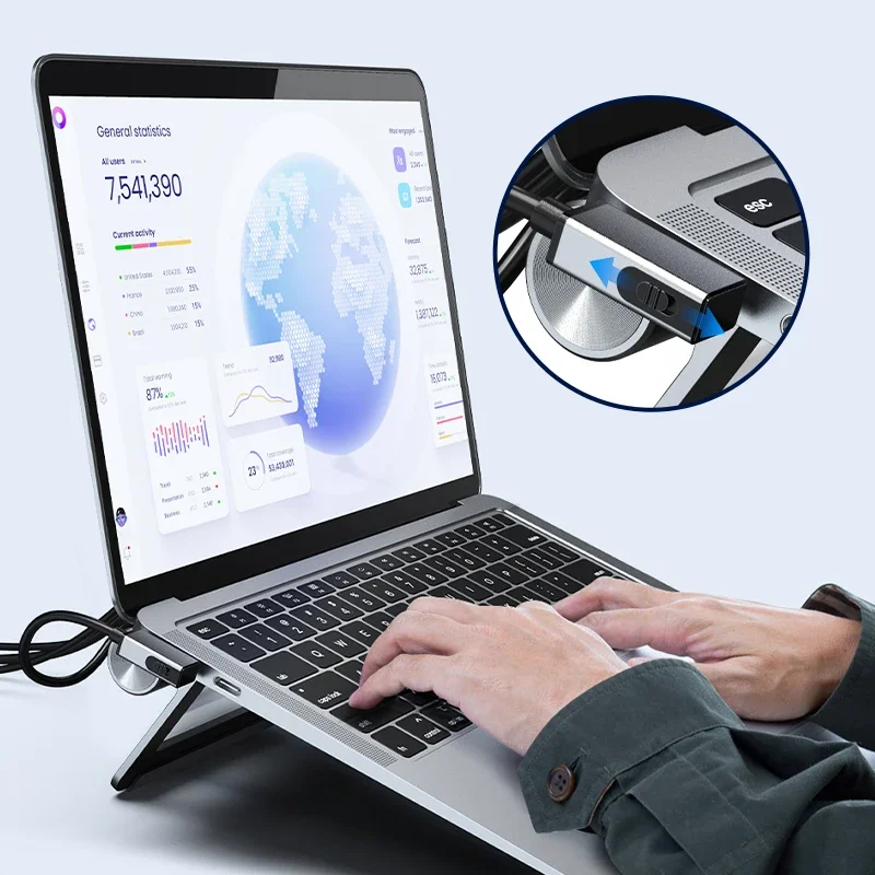 Laptop Stand With USB Hub for MacBook Air Multi HUB