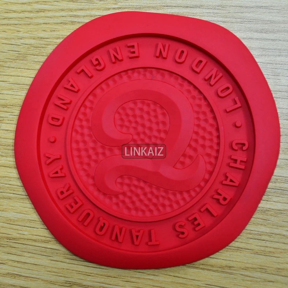 High Quality Plastic Restaurant Mat Silicone Beer Mat Promotional Custom Logo 3D Rubber PVC Cup Coasters for Drinks