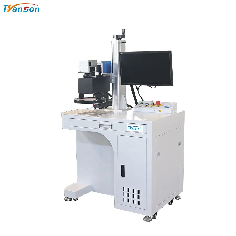 CCD Visual Positioning Fiber Laser Marking Machine 20W Fiber Laser Marking Machine Laser engraving Machine