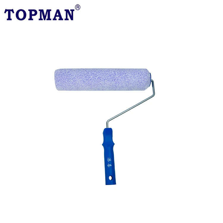 Qixi 12-Inch Premium Microfiber Decorative Paint Roller High Efficiency Indoor Use Custom High Quality Industrial Floor Coatings
